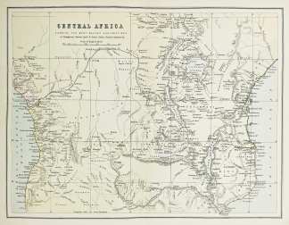 Central Africa Showing the Most Recent E… Africa Countries