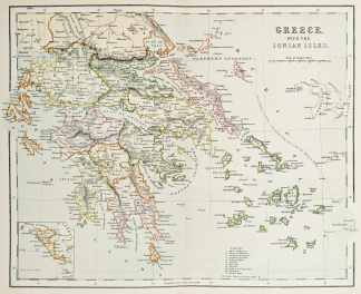 Greece with the Ionian Isles. Balkans & Greece