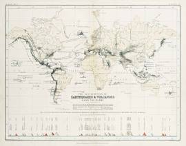The Distribution of Earthquakes & Volcanoes Over the Globe.