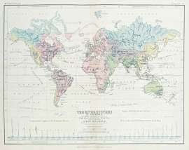 The River Systems of the World Showing the Boundaries, & Extent of the Great River Basins and the Different Oceans, Seas, Lakes, &c to which they contribute their waters. WORLD MAPS The River Systems of the World Showing the Boundaries, & Extent of the Great River Basins and the Different Oceans, Seas, Lakes, &c to which they contribute their waters.