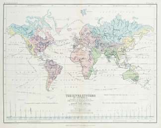 The River Systems of the World Showing t… WORLD