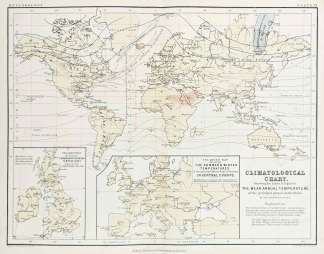 Climatological Chart, Showing by Lines &… WORLD