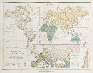 Ethnographic Map of the World Showing th… WORLD