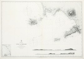 [EUROPE-ITALY] Gulf of Naples Surveyed by M.Darondeau & Gaussin: Imp. French Navy. 1857....
