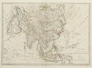 Asia, Divided into it’s Principal … MAPS & GLOBES