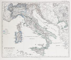 Italien Entworfen und gezeichnet F,v.Stulpnagel.