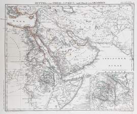 Mittel-und Nord-Africa (ostl. Theil) und Arabien. Arab States (Bahrain, Kuwait, Oman, Qatar, Saudi Arabia, United Arab Emirates, Yemen) Mittel-und Nord-Africa (ostl. Theil) und Arabien.