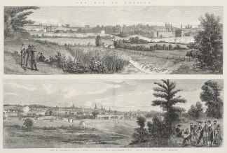 The War in America. View of Petersburg a… North America