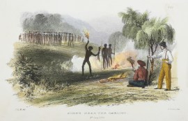 Scene near the Darling. 11th. July 1835 ABORIGINES Scene near the Darling. 11th. July 1835