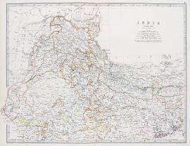 India (Northern Sheet) by Keith Johnston, F.R.S.E.