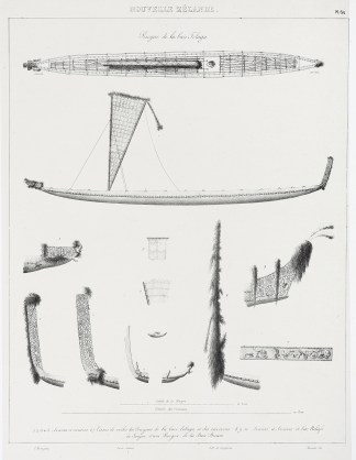 Nouvelle Zealand. Pirogue de la baie Tol… NEW ZEALAND