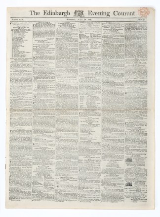 The Edinburgh Evening Courant. Monday, J… GENERAL