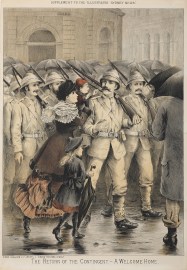 The Return of the Contingent. - A Welcome Home.