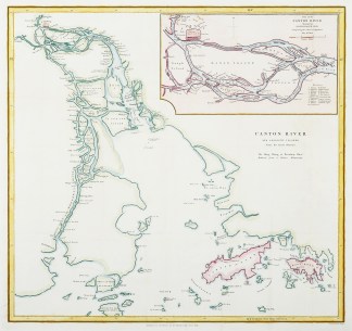 Canton River and adjacent islands from t… China Canton River and adjacent islands from t… China