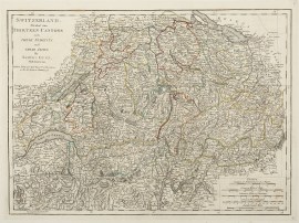 Switzerland. Divided into Thirteen Cantons with their Subjects and their Allies by Samuel Dunn, Mathematician.
