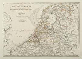 The Seven United Provinces Comprehending Holland, Friesland, Groningen, Owerissel, Gelders, Utrecht and Zeeland by Samuel Dunn, Mathematician.