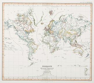 Erdkarte in Mercator’s Projection … WORLD