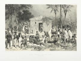 Scene Funeraire a Nouka-Hiva. TOPOGRAPHICAL VIEWS