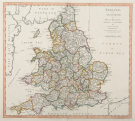 England, or the South Part of Great Britain; Divided into its Counties By Samuel Dunn, Mathematician.
