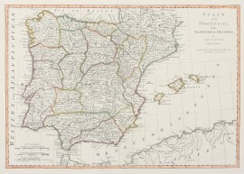 Spain and Portugal, with Their General Divisions. By Samuel Dunn, Mathematician.