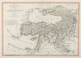 A Map of Turkey in Asia, Containing the Countries of Anadoli, Carman, Roum, Georgia Armenia Kurdistan, Algerzira, Syria & C. By Samuel Dunn, Mathematician.