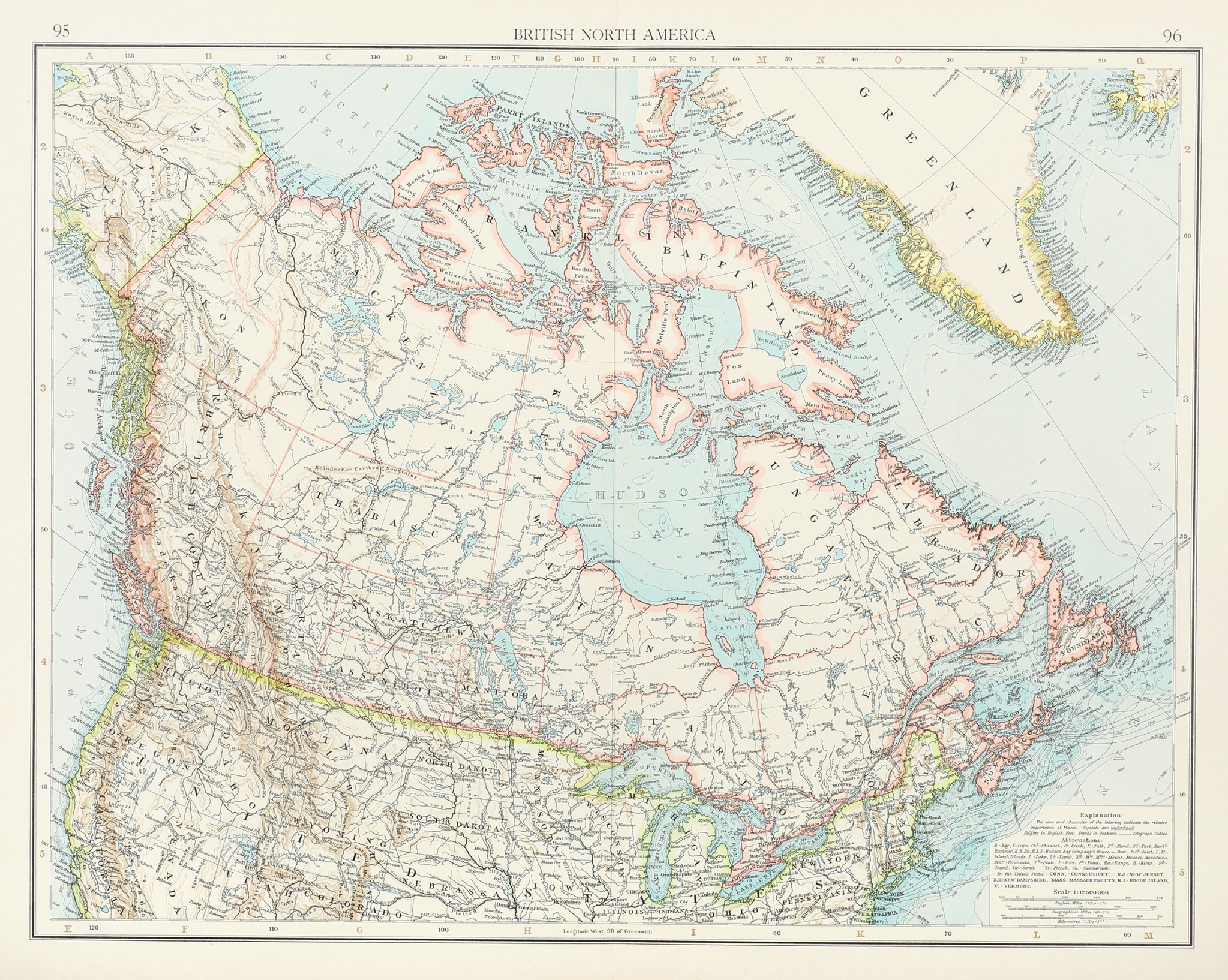British North America - Antique Print Map Room
