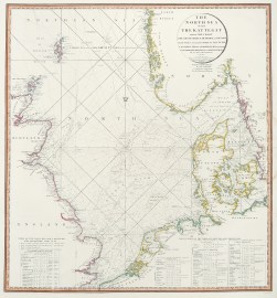 The North Sea with the Kattegat, from the chart of Messrs. De Verdun, De Borda, and Pingre, made public in 1777, by order of Louis XVI; constructed on a larger scale and with considerable additions and emendations by L.S. De la Rochette, M.DCC.XCVI.