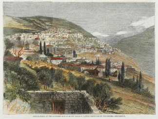 Deir-el-Kamr, on the Southern Side of Mo… MIDDLE EAST
