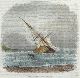 Wreck of the Sir Henry Hardinge.