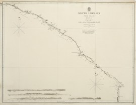 [SOUTH AMERICA] South America West Coast Sheet XII Peru Cape Lobos to Pescadores Point by Capt. Robert Fitz Roy R.N. and the Officers of H.M.S. Beagle 1836