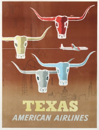 Texas American Airlines Advertising
