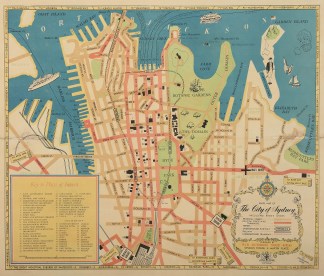 Guide map of the City of Sydney includin… New South Wales