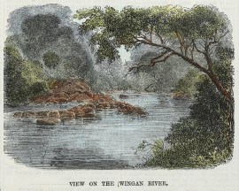 View of the Wingan River.