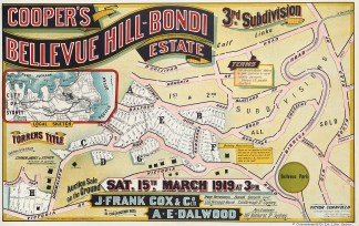 Cooper’s Bellevue Hill-Bondi Estat… Real Estate Subdivision Posters