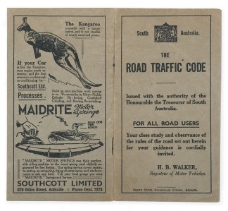 South Australia. The Road TRaffic Code GENERAL