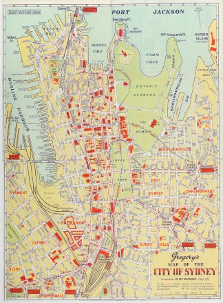 Gregory’s Map of the City of Sydne… Town Plans