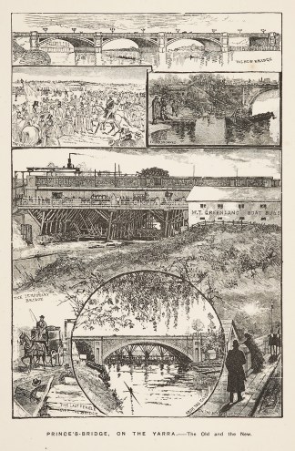 Prince’s-Bridge on the Yarra.-The … Melbourne