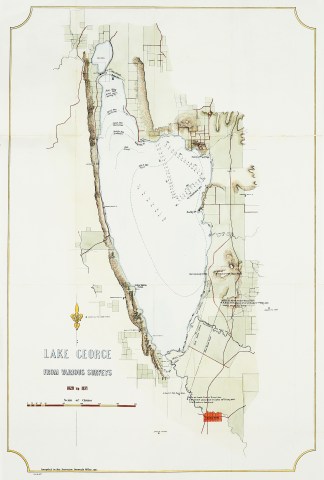Lake George from Various Surveys 1828 to… Australian Capital Territory
