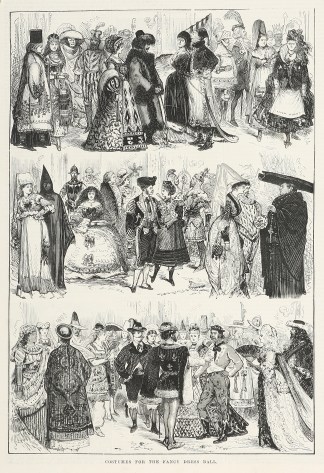 Costumes for the Fancy Dress Ball. Melbourne