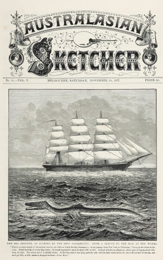 The Sea Serpent, as Sighted by the Ship … General / Global