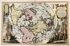 Repraesentatio Geographica Itineris Martitimi Navis Victoriae un Qua ex Personis CC XXX VII...