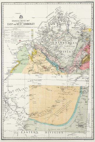 Geological Sketch Map of East and West K… Western Australia
