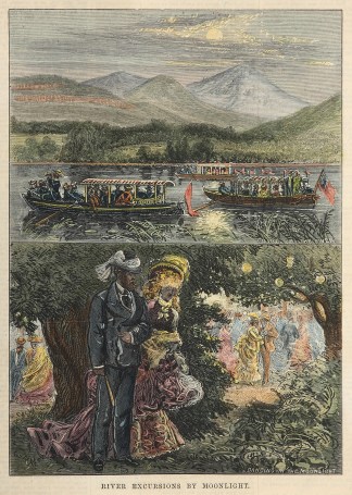 River Excursions by Moonlight. Melbourne