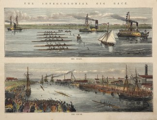 The Intercolonial Gig Race. The Start. T… SPORTS