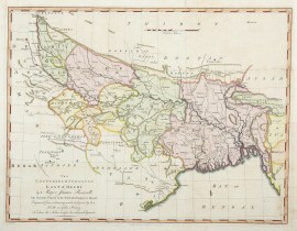 The Countries of Indostan East of Delhi by Major James Rennell, late Surveyor General to the East-India Company in Bengal.