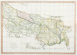 Bengal with its Divisions, and the Adjacent Countries.