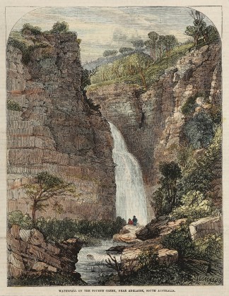 Waterfall on the Fourth Creek, Near Adel… Adelaide