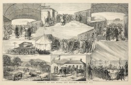 Opening of The Burra and Hallet Railway S. A.