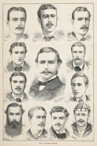 The English Eleven. Cricket