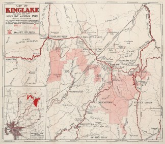 Map of Kinglake Showing the New Kinglake… Victoria